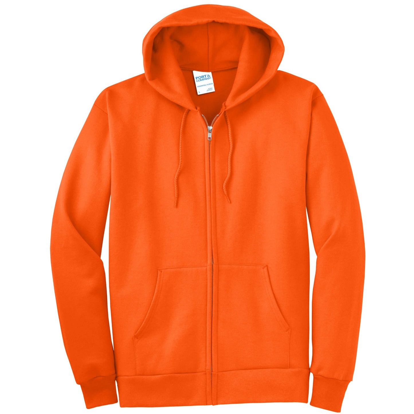 Port & Company® Tall Essential Fleece Full-Zip Hooded Sweatshirt